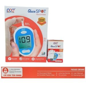 Poct Gluco SPOT Glucometer With 50 Strips