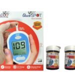 Poct Gluco SPOT Blood Glucose 50 Test Strip (Pack of 2) With Glucometer Free