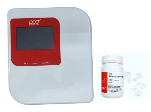 POCT Digital Hemoglobin Meter Poc-30 With 50 Microcuvettes