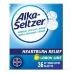 Alka Seltzer Antacid Lemon 36 Effervescent Tablets