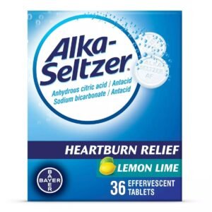 Alka Seltzer Antacid Lemon 36 Effervescent Tablets 1