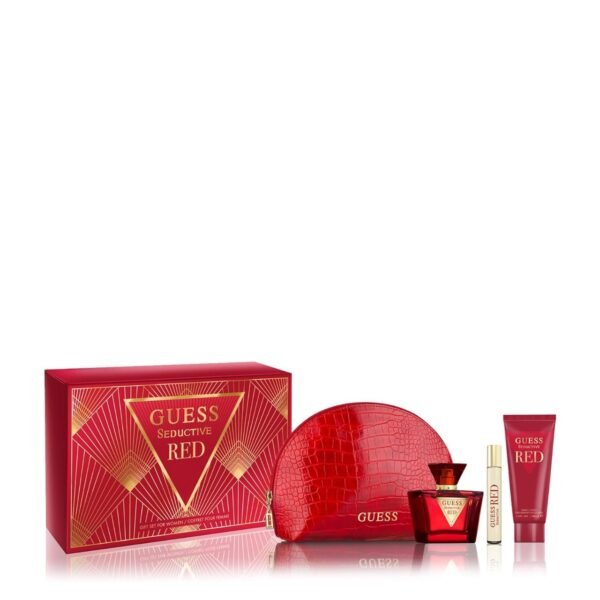 Guess Seductive Red 4pcs Eau De Toilette Gift Set For Women