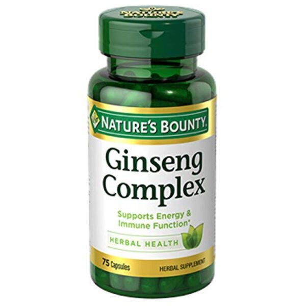 Nature’s Bounty Ginseng Complex 75 Capsules