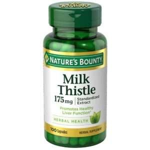 Nature’s Bounty Milk Thistle 175 mg 100 Capsules