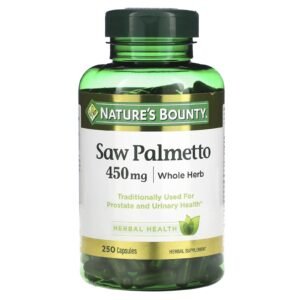 Nature’s Bounty Saw Palmetto 450mg 250 Capsules