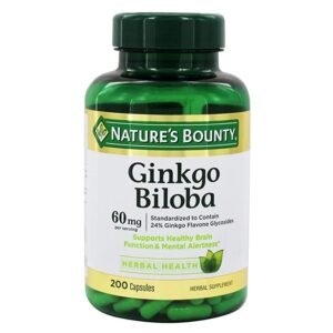Nature’s Bounty Super Ginkgo Biloba 60mg 200 Capsules