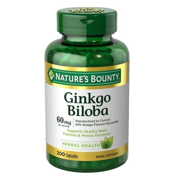 Nature’s Bounty Super Ginkgo Biloba 60mg 200 Capsules