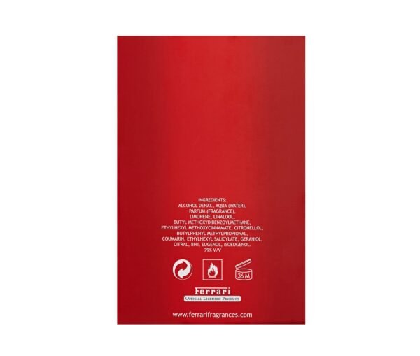 Scuderia Ferrari Red Eau De Toilette 125ml - Image 4