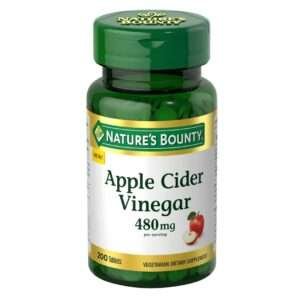 Nature bounty apple cider vinegar 200 tab
