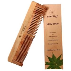 Samshri Ayurved Wooden Neem Comb 004 (Pack of 4)