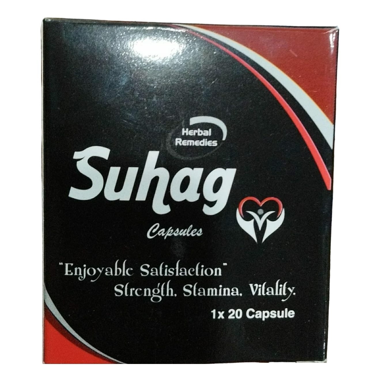 Herbal Remedies Suhag For Men 20 Capsules - Relikart