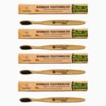 SamShri Ayurveda Bamboo Toothbrush (Family Pack) (Set of 4)