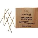 SamShri Ayurveda Bamboo Cotton Ear Buds 80N (Pack Of 4)