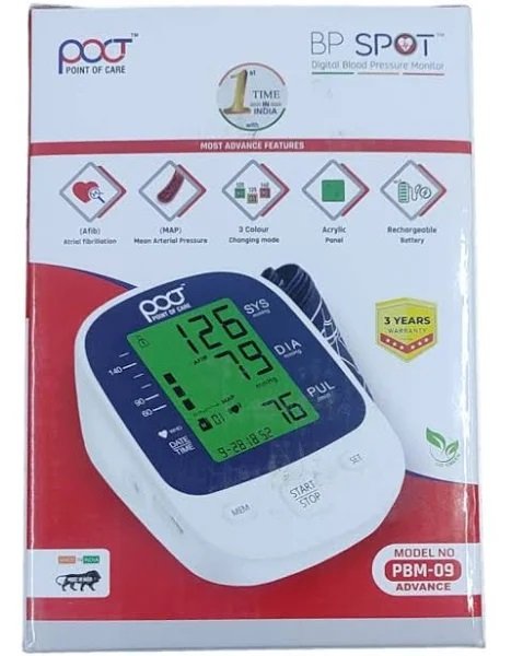 P.O.C.T PBM-09 Rechargeable Digital Blood Pressure Monitor