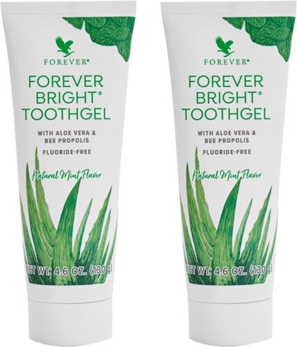 Forever Living Aloe Vera Natural Bright Tooth Gel 130 gm (Pack Of 2)