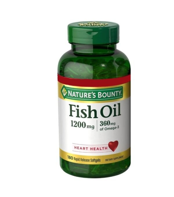 Nature's Bounty Fish Oil 1200 mg 180 Softgels