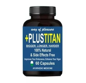 Plus Titan Men Enlargement Ayurvedic 60 Capsules (Discreet Packaging)