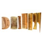 SamShri Ayurveda Neem Wooden Comb (Combo Pack) (Set Of 7)