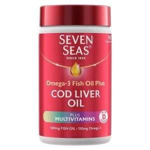 Seven Seas Cod Liver Oil Plus Multivitamin 90 Capsules