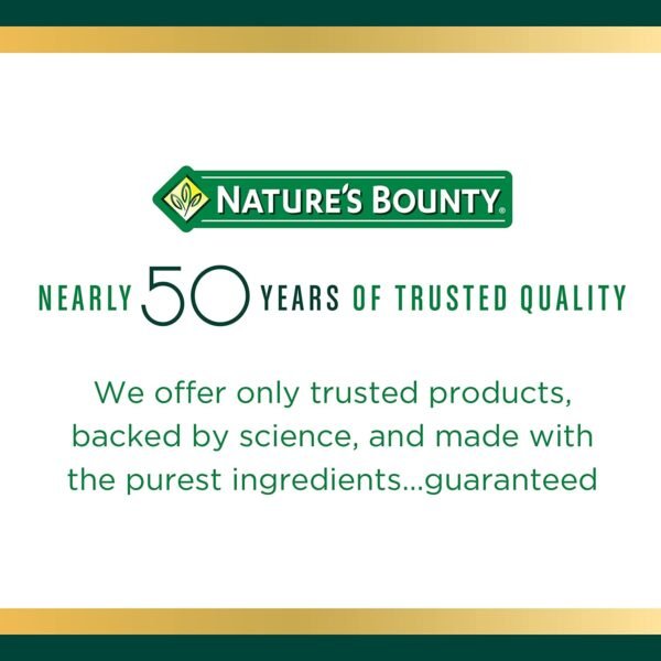 Nature's Bounty Fish Oil 1200 mg 180 Softgels - Image 2