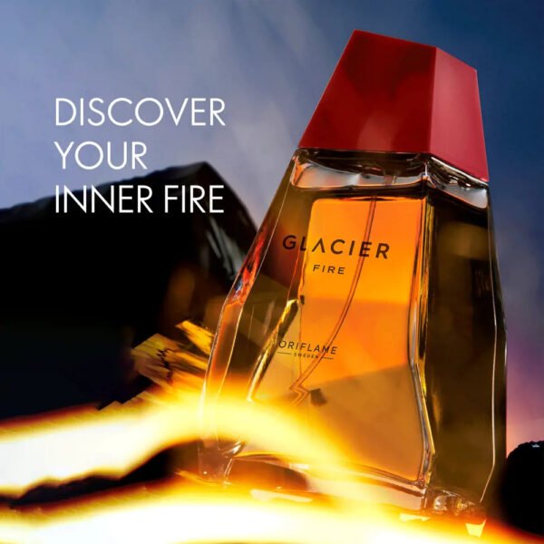 Oriflame Glacier Fire Eau de Toilette 100ml - Image 3