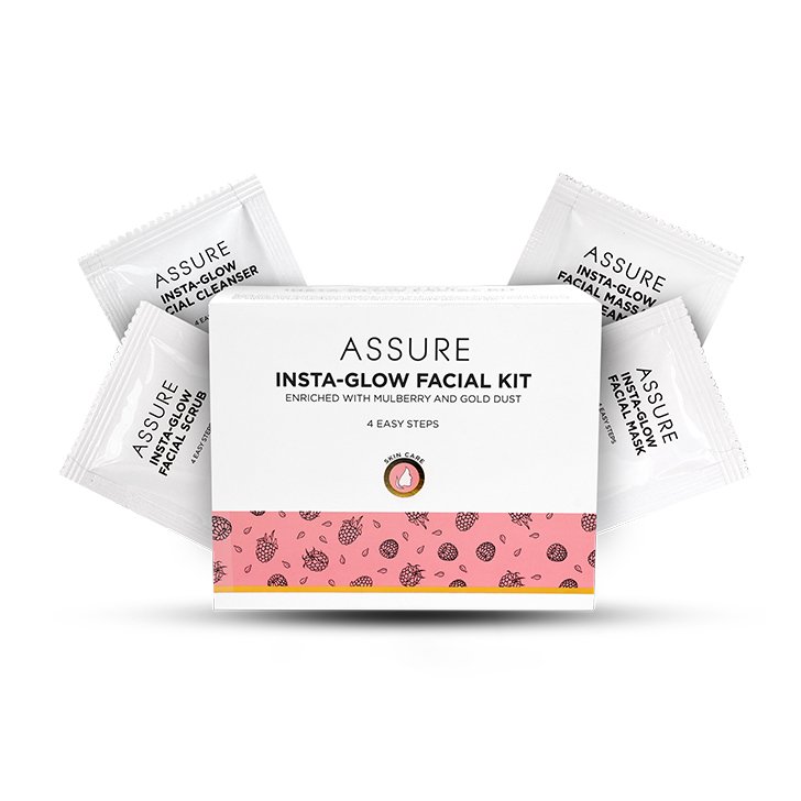 Assure Insta Glow Facial Kit (Set Of 5)