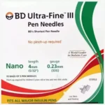 Bd Ultra Fine Pen Iii Pen Needles 4mm 32g Pack Of 50