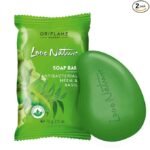 Oriflame Love nature soap bar Antibacterial Neem & Basil 75gm pack of 5