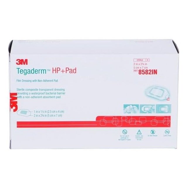 3M Tegaderm Dressing HP+ Pad 5 cm x 7 cm (8582IN) – Box of 50 Pcs