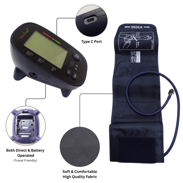 HemoTouch Upper Arm Blood Pressure Monitor (FC-BP100) - Image 3