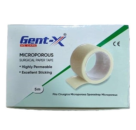 Gent-X We Care Microporous Surgical Tape (1.25cm x 5m) 24 Rolls