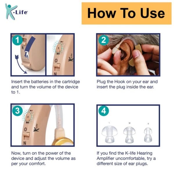 K-life Hearing Amplifier HA-101 - Image 5