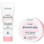 Glow Essentials Face Wash with Vitamins E & B3 125ml with Cream 75gm Combo