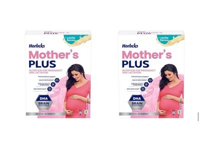 Horlicks Mother’s Plus Vanilla Protein Powder 400 gm pack of 2