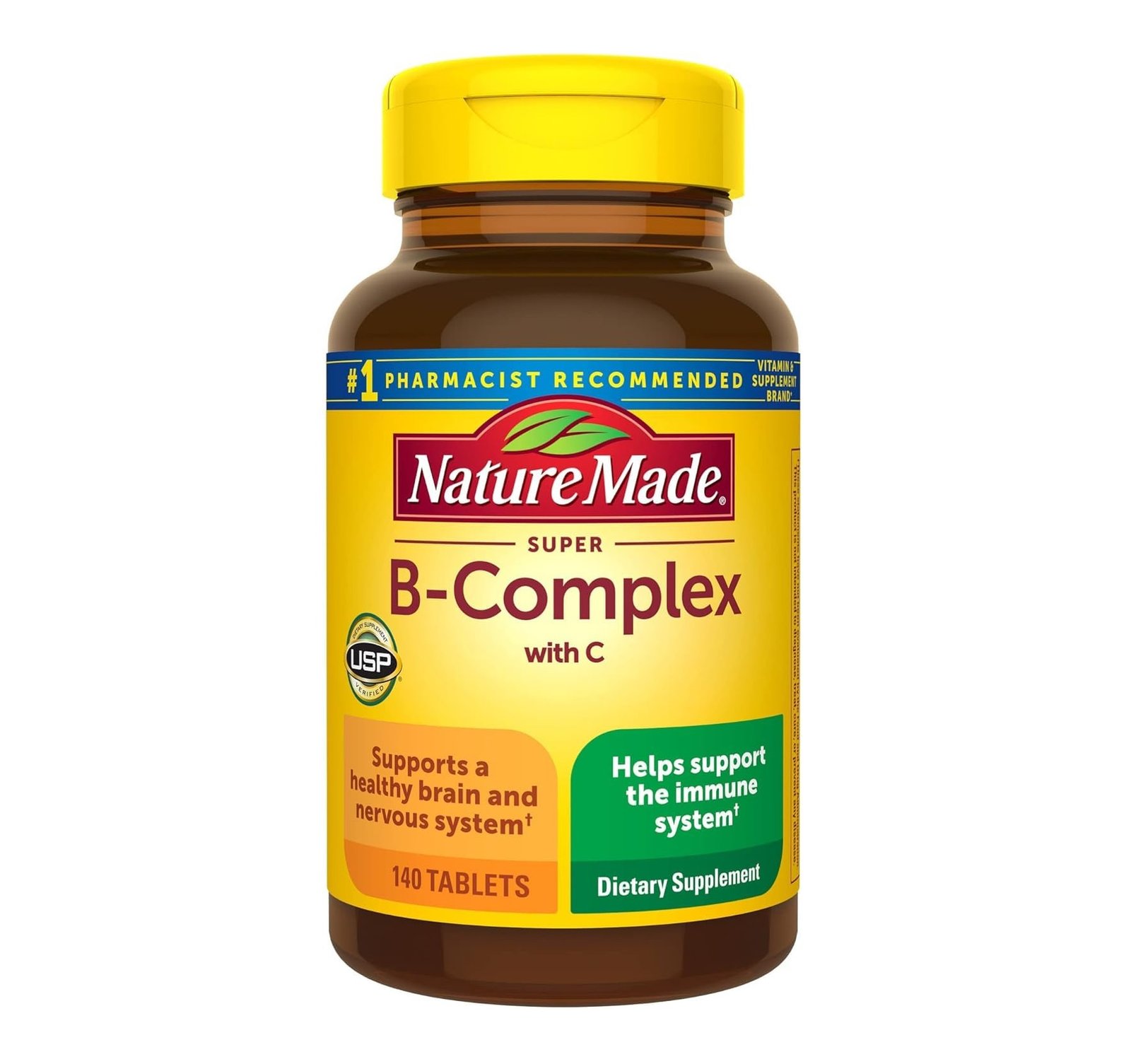 Nature Made Super B-Complex With Vitamin C 140 Tablets