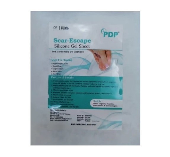 PDP Scar – Escape Adhesive Silicone Gel Sheet (5cm x 20cm)