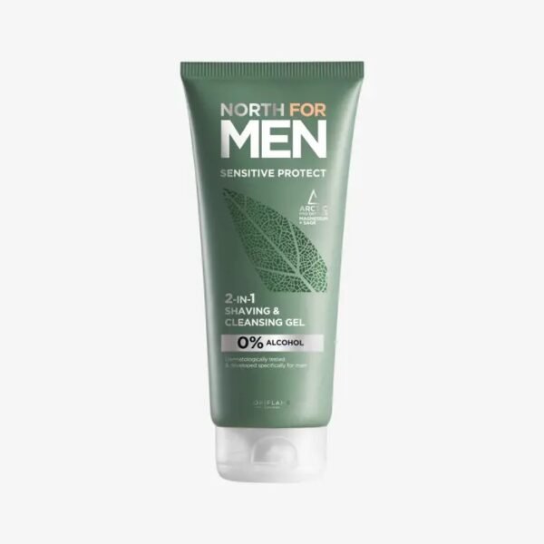 Oriflame North for Men Sensitive Protect 2-in-1 Shaving & Cleansing Gel 200ml