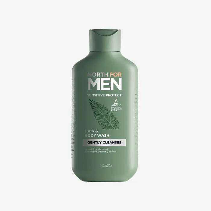 Oriflame North for Men Sensitive Protect Hair & Body Wash 250ml