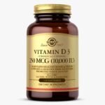 Solgar Vitamin D3 (Cholecalciferol) 25 MCG (1000 IU) 120 Softgels