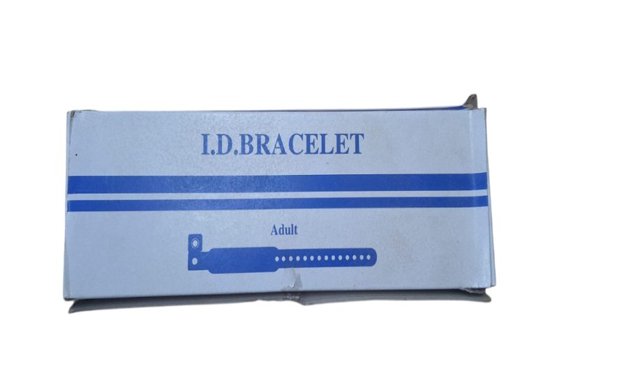 I.D. Identification Bracelet for Adult Patients 100 pcs