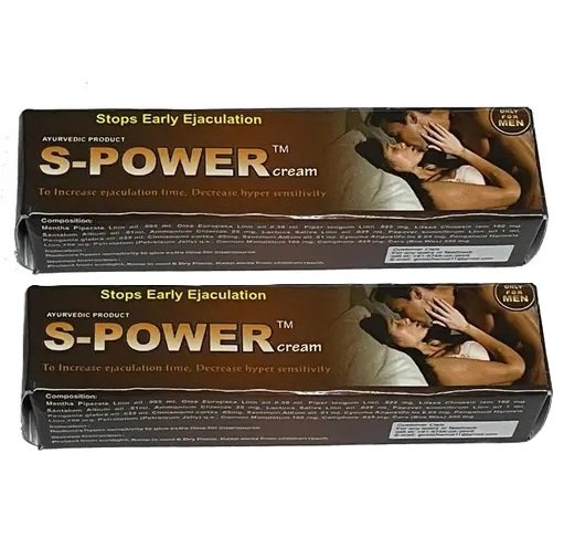 S Power Delay Cream For Men 6gm (Pack Of 2) (Discreet Packaging)