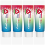 Oriflame Optifresh Kids Gentle Strawberry Toothpaste 50ml Pack of 4 with Free neem comb