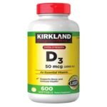 Kirkland Vitamin D3 2000 IU (50 Mcg) 600 Softgel