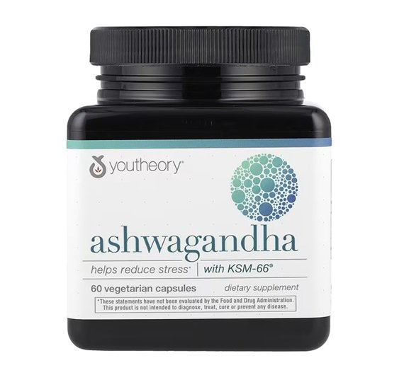 Youth Theory Ashwagandha With KSM-66 (60 Capsules)