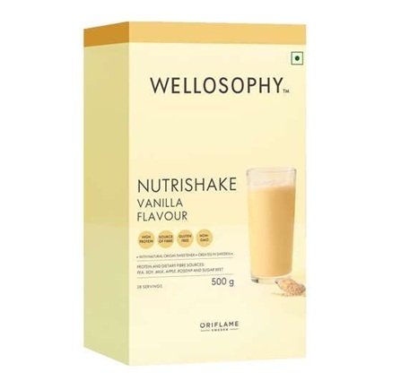 Oriflame Wellosophy Nutrishake Natural vanila Flavour 500g