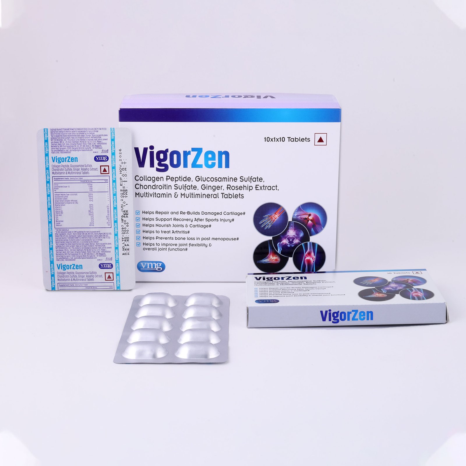 Vmg Vigorzan Joint Pain Relief Tablets