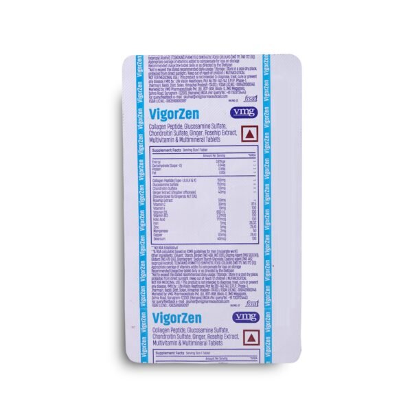 Vmg Vigorzen Joint Pain Relief Tablets - Image 6