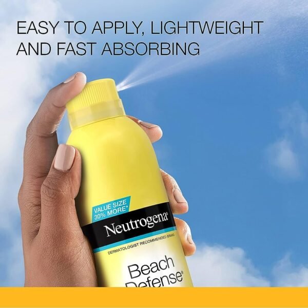Neutrogena Beach Defense Spf 60 Plus Sunscreen Spray 240gm - Image 2