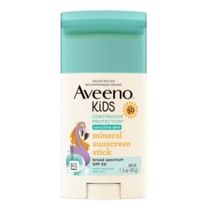 Aveeno Kids Spf 50 Mineral Sunscreen Stick 42gm