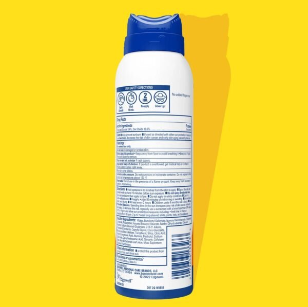 Banana Boat Sport Mineral Clear Sunscreen Spray 50 142gm - Image 3
